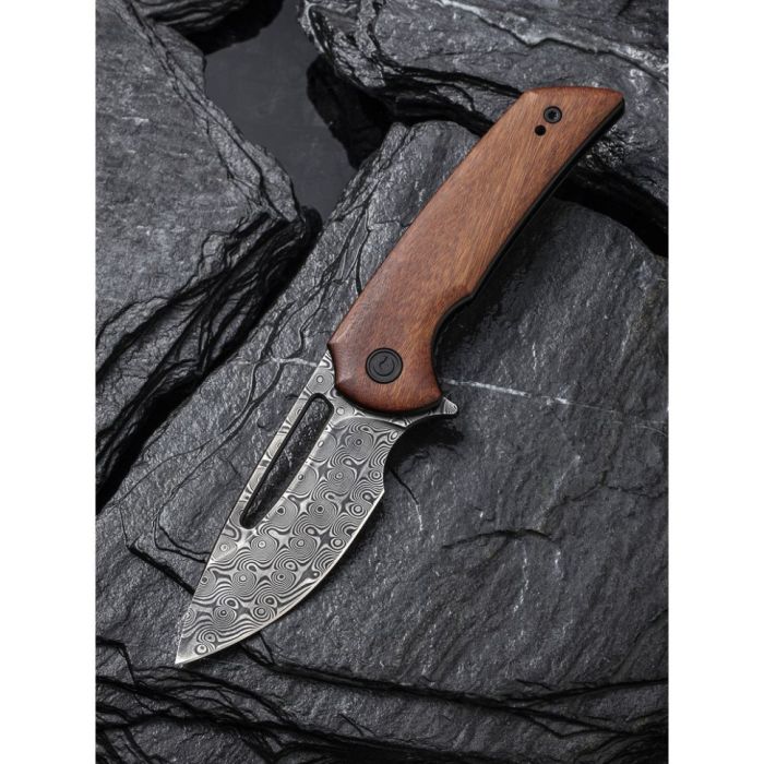 Ніж складаний кишеньковий Civivi Odium, (6.7 см) Damascus / Guibourtia Wood