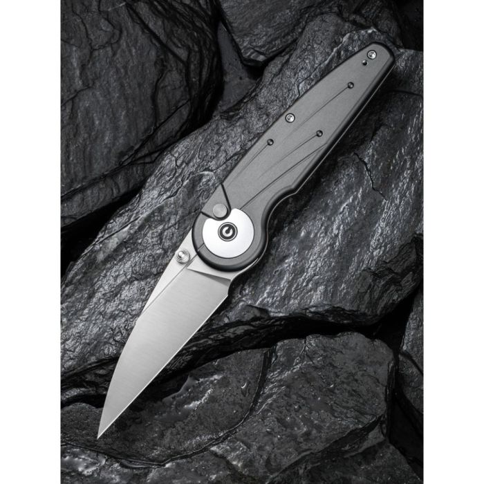 Ніж складаний туристичний Civivi Starflare, (8.4 см) Nitro-V / Aluminum сірий