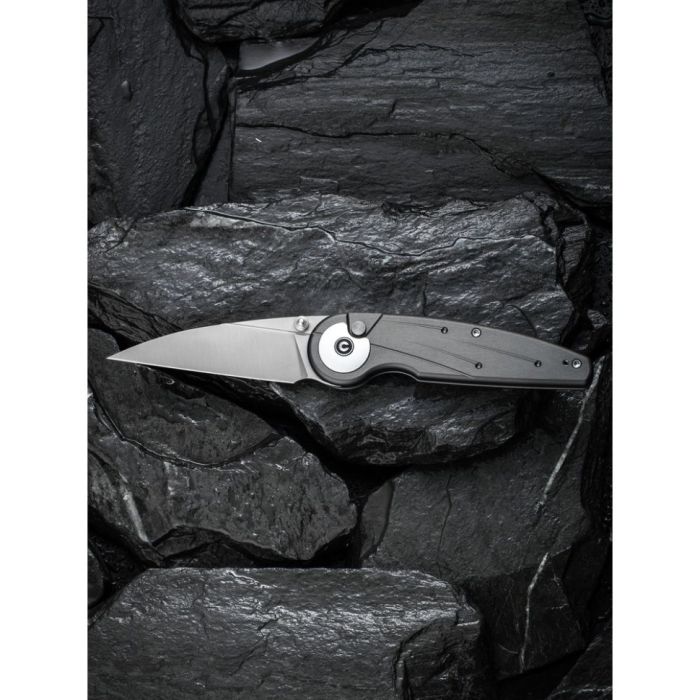 Ніж складаний туристичний Civivi Starflare, (8.4 см) Nitro-V / Aluminum сірий