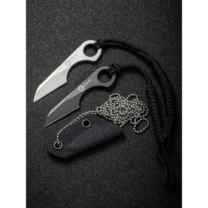 Ніж фіксований тактичний  Civivi Gramis, (2.6 см) 14C28N сірий