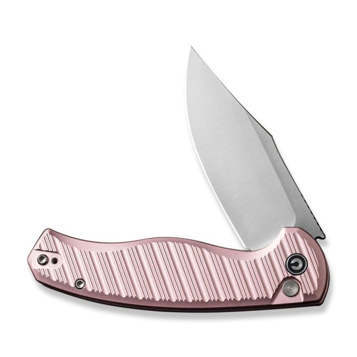 Ніж складаний туристичний Civivi Stormhowl, (8.4 см) Nitro-V / Aluminum рожевий