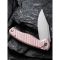 Ніж складаний туристичний Civivi Stormhowl, (8.4 см) Nitro-V / Aluminum рожевий