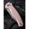 Ніж складаний туристичний Civivi Stormhowl, (8.4 см) Nitro-V / Aluminum рожевий