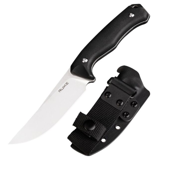 Ніж фіксований мисливський  Ruike F186-MB, (11.8 см) D2 / Micarta чорний