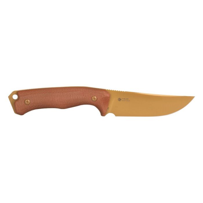Ніж фіксований мисливський  Ruike F186-MN, (11.8 см) D2 / Micarta коричневий