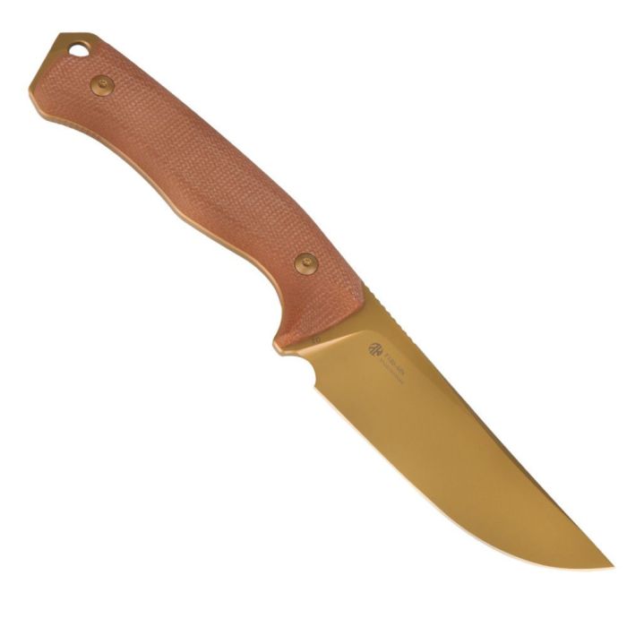 Ніж фіксований мисливський  Ruike F186-MN, (11.8 см) D2 / Micarta коричневий