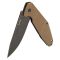 Ніж складаний туристичний Ruike D191-W, (9.2 см) 8Cr13Mov / G10 + steel 420 коричневий