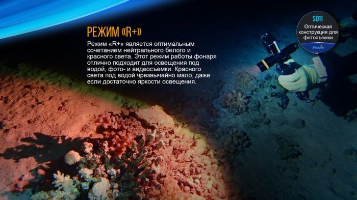 Ліхтар дайвінговий Fenix SD11