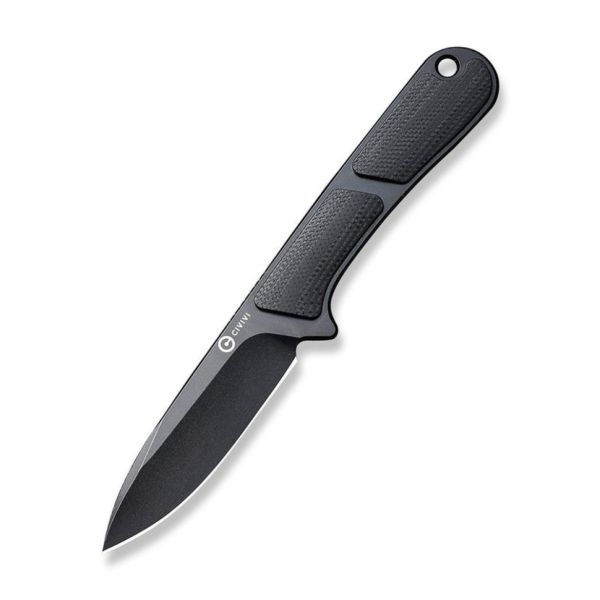 Ніж фіксований тактичний Civivi Mini Elementum, (5.7 см) Nitro-V / G10 чорний