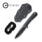 Ніж фіксований тактичний Civivi Mini Elementum, (5.7 см) Nitro-V / G10 чорний