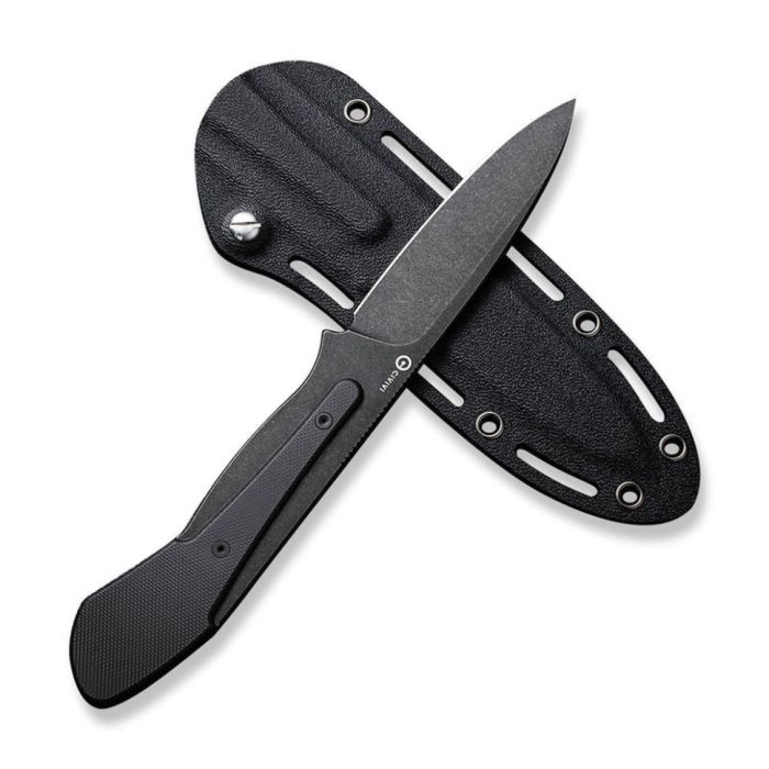 Ніж фіксований тактичний Civivi Varius, (9.5 см) D2 / G10 чорний