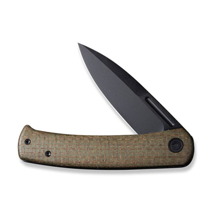 Ніж складаний туристичний Civivi Cetos, (8.8 см) 14C28N / Micarta & Stainless коричневий