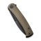 Ніж складаний туристичний Civivi Cetos, (8.8 см) 14C28N / Micarta & Stainless коричневий