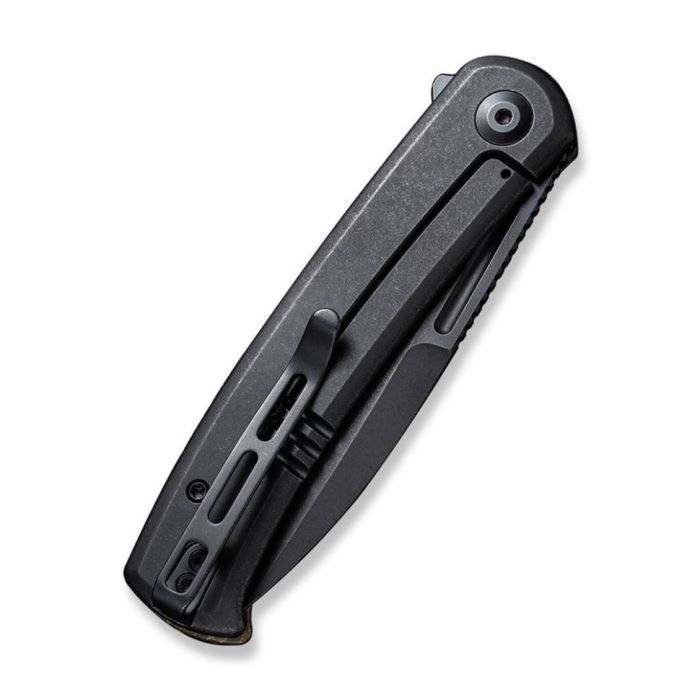 Ніж складаний туристичний Civivi Cetos, (8.8 см) 14C28N / Micarta & Stainless коричневий