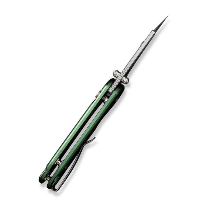 Ніж трапеція складаний кишеньковий Civivi Elementum Utility, (5.8 см) 6Cr13 / Aluminum зелений
