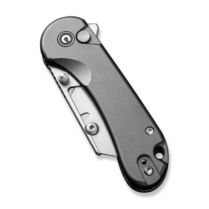 Ніж трапеція складаний кишеньковий Civivi Elementum Utility, (5.8 см) 6Cr13 / Aluminum сірий