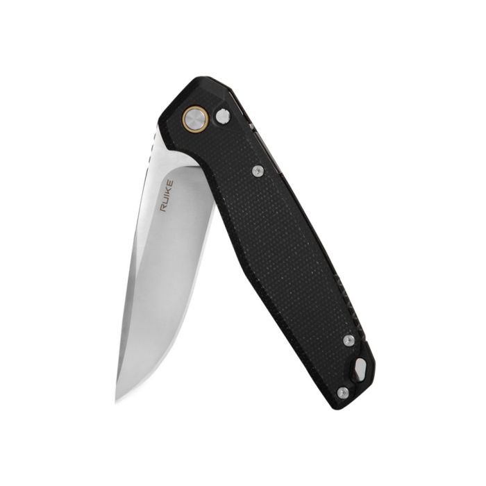 Ніж складаний туристичний Ruike P873-MB, (8.8 см)14C28N / G10 чорний