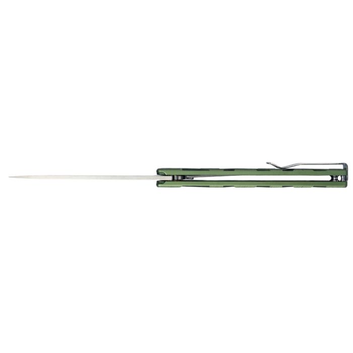 Ніж складаний туристичний Ruike P878-AG, (8.7 см) 14C28N / 6063Aluminum зелений