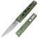 Ніж складаний туристичний Ruike P878-AG, (8.7 см) 14C28N / 6063Aluminum зелений