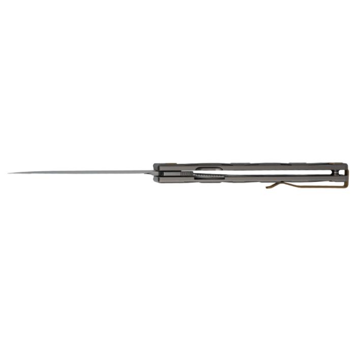 Ніж складаний туристичний Ruike P878-AK, (8.7 см) 14C28N / 6063Aluminum сірий