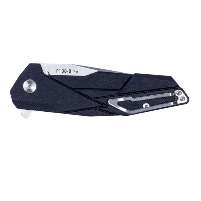 Ніж складаний туристичний Ruike P138-B, (9 см) 14C28N / G10 чорний