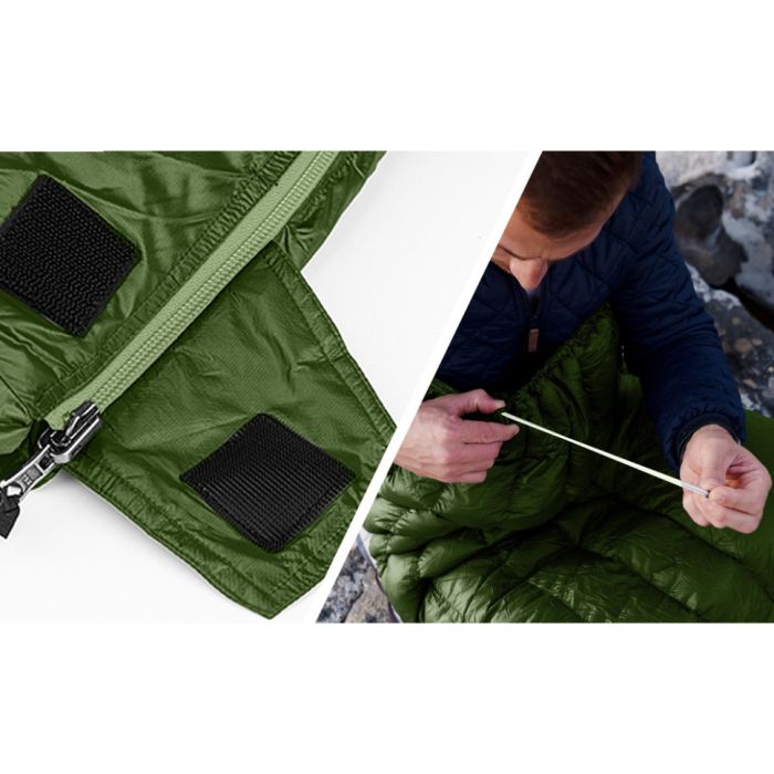 Спальний мішок з натуральним пухом Naturehike CWM295 CNK2300SD013, блакитний