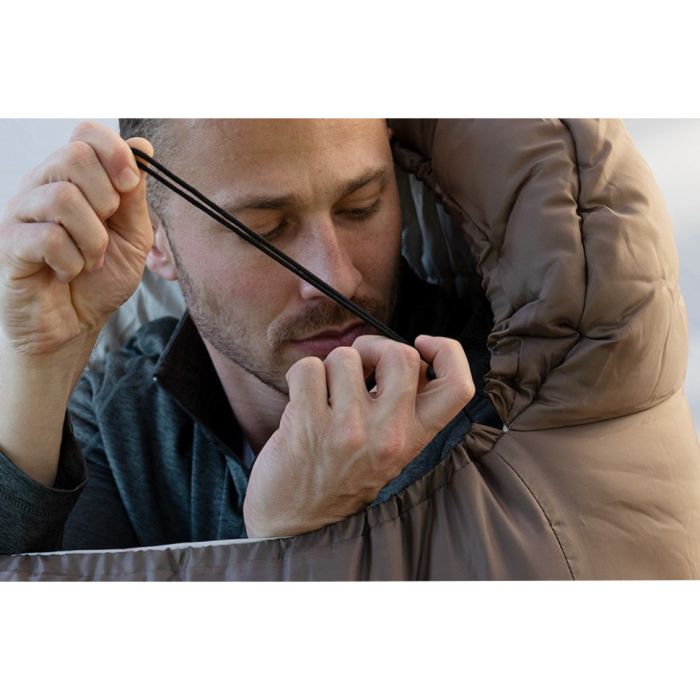 Спальник з капюшоном Naturehike MJ600 CNK2300SD014, коричневий