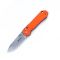 Ніж складаний туристичний Ganzo G7452 (9 см) 440С / G10 помаранчевий