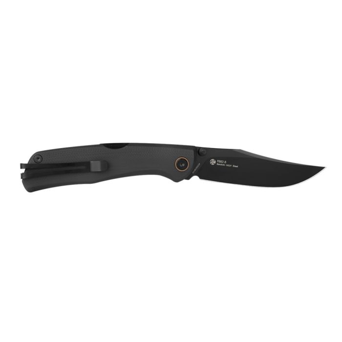 Ніж складаний туристичний Ruike P882-B, (8.5 см) 12С27 /  G10 чорний