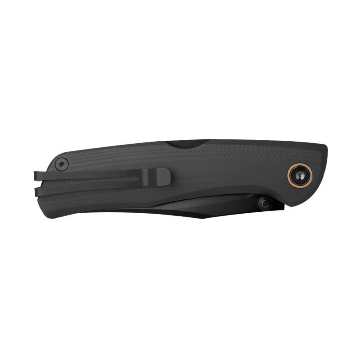 Ніж складаний туристичний Ruike P882-B, (8.5 см) 12С27 /  G10 чорний