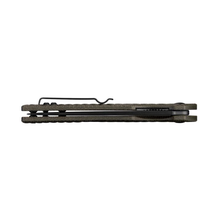 Ніж складаний туристичний Ruike P122-MB, (9.2 см) 14C28N / мікарта коричневий