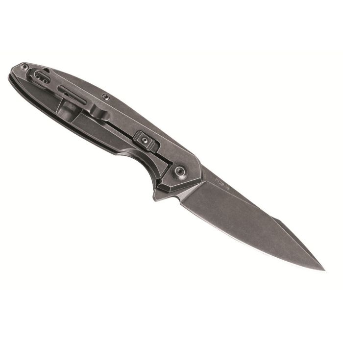 Ніж складаний туристичний Ruike P128-SB, (9.3 см) 14C28N / 3cr14n чорний