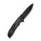 Ніж складаний туристичний Civivi Hyperpulse, (8.9 см) 14C28N / Aluminum чорний