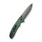 Ніж складаний туристичний Civivi Hyperpulse, (8.9 см) Damascus / Aluminum темно-зелений
