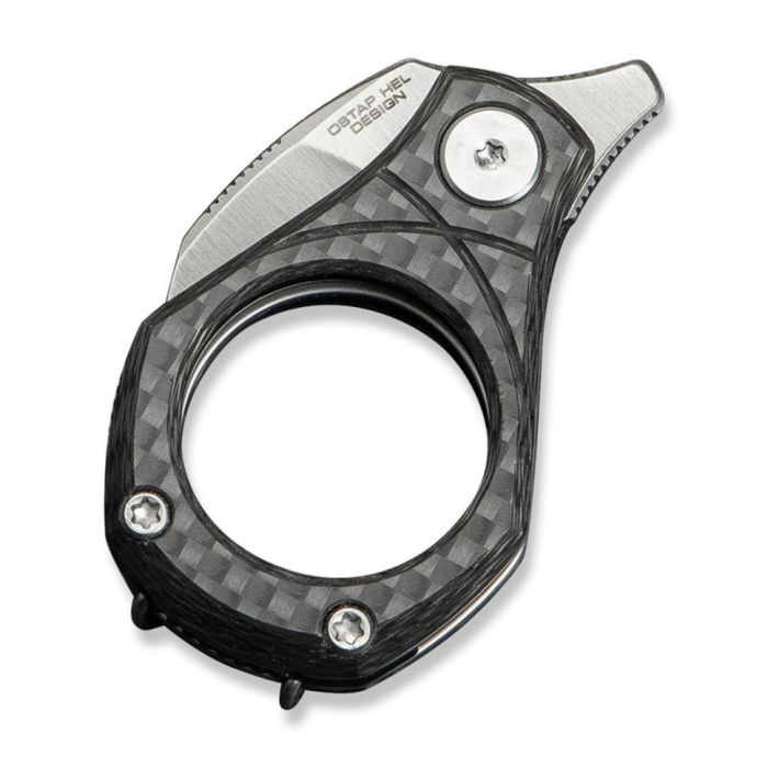 Ніж складаний кишеньковий Civivi Pyrus, (1.6 см) 14C28N / Carbon Fiber темно-сірий