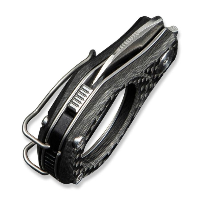 Ніж складаний кишеньковий Civivi Pyrus, (1.6 см) 14C28N / Carbon Fiber темно-сірий