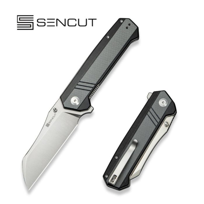 Ніж складаний туристичний Sencut Draxor, (9.4 см) 9Cr18MoV / G10 сірий