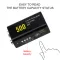Аккумулятор Soshine USBLi-7.4V-500, 6F22 (крона), microUSB, 7.4V, 500mAh, Li-Po, LED, Black, Box