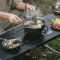 Стіл для барбекю сталевий Naturehike CNK2350CF018, чорний