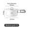 Каструля із керамічним антипригарним покриттям Naturehike CNK2450CF013, 1.7 л, алюміній
