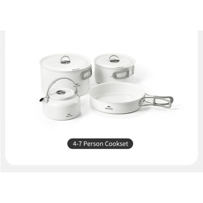 Каструля із керамічним антипригарним покриттям Naturehike CNK2450CF013, 1.7 л, алюміній