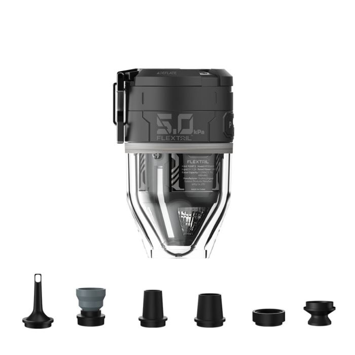 Насос-ліхтар кемпінговий Flextail Max Pump 3, чорний