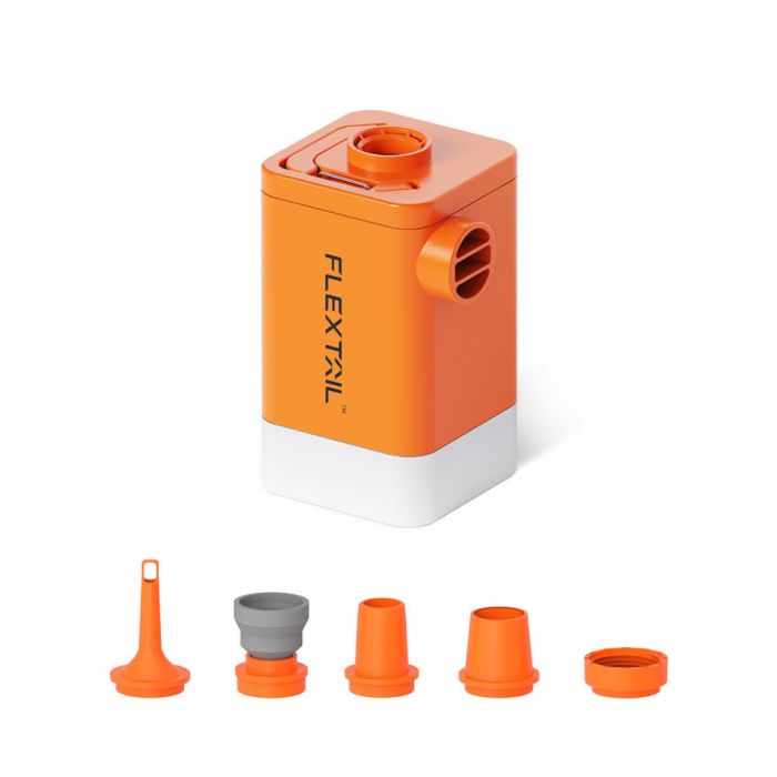 Насос-ліхтар-powerbank кемпінговий Flextail Max Pump 2 Plus, помаранчевий