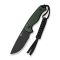 Ніж фіксований тактичний Civivi Timberbark, (8.1 см) 14C28N / Micarta темно-зелений