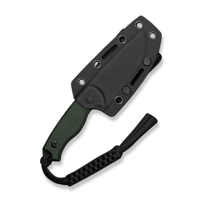 Ніж фіксований тактичний Civivi Timberbark, (8.1 см) 14C28N / Micarta темно-зелений