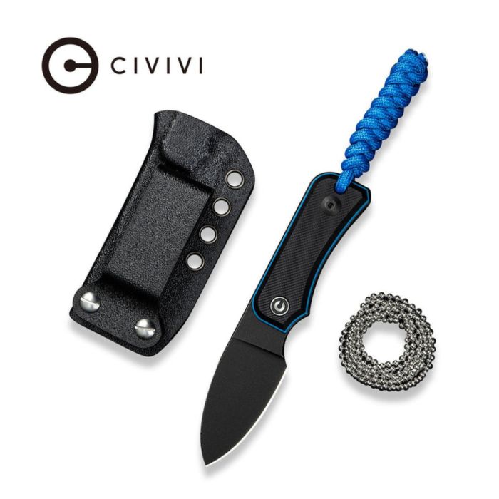 Ніж фіксований тактичний Civivi Baby Banter, (6.1 см) Nitro-V / G10 чорний