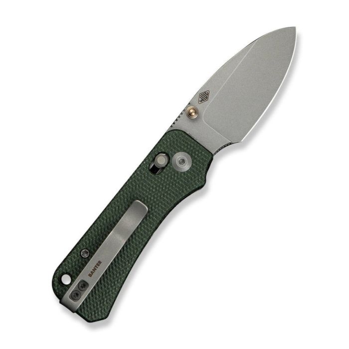 Ніж складаний кишеньковий Civivi Baby Banter 2, (5.9 см) Nitro-V / Micarta темно-зелений
