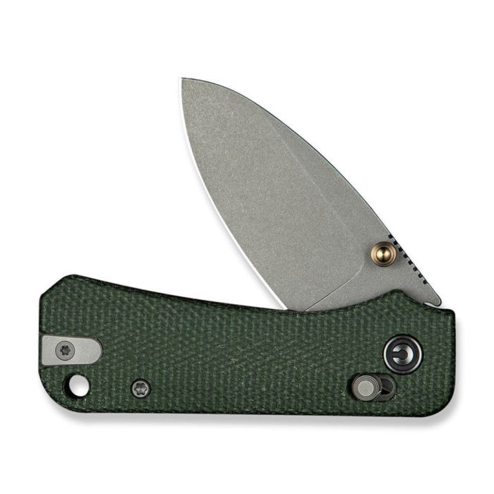 Ніж складаний кишеньковий Civivi Baby Banter 2, (5.9 см) Nitro-V / Micarta темно-зелений
