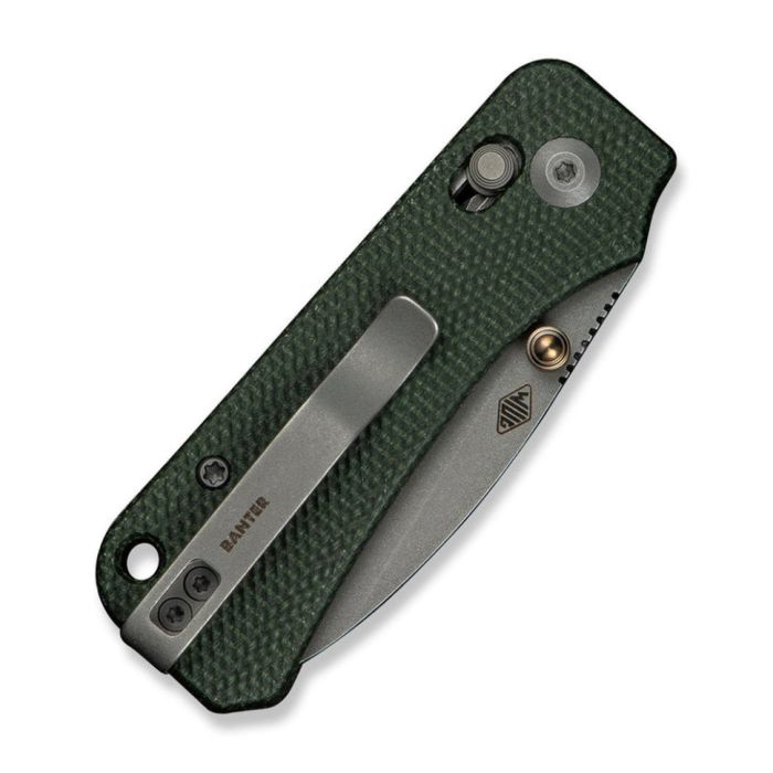 Ніж складаний кишеньковий Civivi Baby Banter 2, (5.9 см) Nitro-V / Micarta темно-зелений