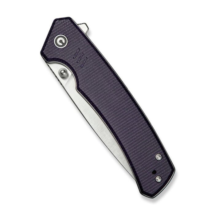 Ніж складаний туристичний Civivi Merit, (8.3 см) 14C28N / Micarta чорний 